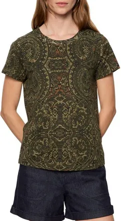 Sanctuary The Perfect T-Shirt in Midnight Moss Green at Nordstrom, Size Xx-Small