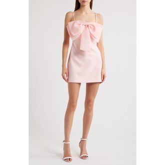 LIKELY Zilla Bow Cocktail Minidress in Roseshadow at Nordstrom Rack, Size 10