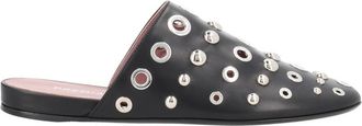 Premiata Pointed Toe Studded Calfskin Sabot