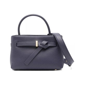 Emporio Armani Handbags, female, Purple, ONE SIZE, Mini Knotted-Detail Tote Bag