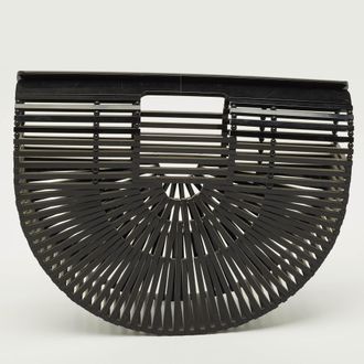 Cult Gaia Ark Black Acrylic Clutch