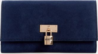 Guess Kaline Faux-Suede Slim Clutch Wallet