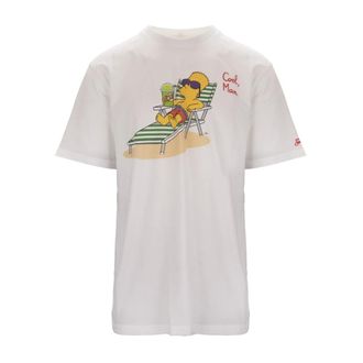 MC2 Saint Barth T-Shirts, male, White, Size: 3XL T-Shirt