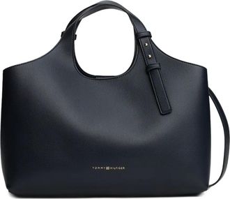 Tommy Hilfiger Borsa tote con logo - Blu