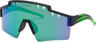 Plein Sport Mens SSP001 99 99U28V Sunglasses - Black - One Size