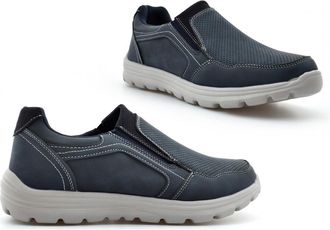 Generic Mens Slip On Shoes Size 6 Boys Shoes Size 7 Mens Memory Foam Shoe Slip On Shoe Casual Memory Foam Lightweight Sizes 6-12 Navy 6 UK