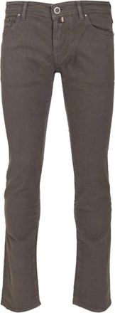 Jacob Cohen Nick Jeans - Heren - Slim Fit Jeans - Grijs - W31 - Katoen - Jeans