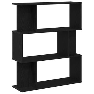vidaXL Librer&iacute;a De Roble Negro De 80x24x96 Cm, Fabricada En Madera De Ingenier&iacute;a Vidaxl