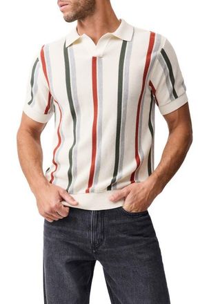 Rodd & Gunn Royce Hill Johnny Collar Polo in Coconut at Nordstrom, Size Xxx-Large