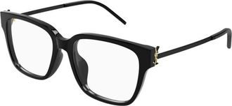 Saint Laurent M48O Glasses - Dames - Brillen - Zwart - 54 MM - Accessoires