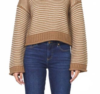 Dear John Denim Pasquette Sweater In Mocha Stripe