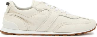 Brunello Cucinelli Panelled Leather Sneakers - Cream - 39 (IT39 / UK6)
