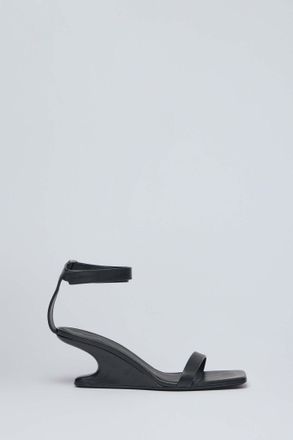 Rick Owens Leather Sandals - Cantilever 6 Minimal Sandal