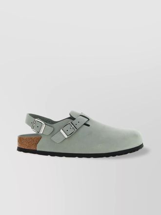Birkenstock suede closed-toe sandals