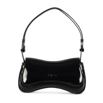 Diesel Shoulder Bags, female, Black, Size: ONE SIZE Play Clutch