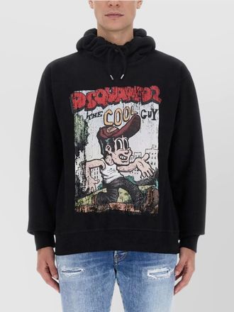 Dsquared2 logo print hoodie