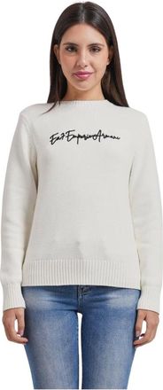 Emporio Armani Pullover girocollo - - Knitwear - Donna - Bianco - XS