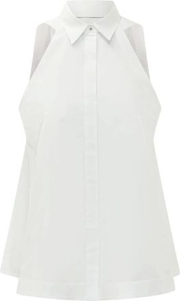 HUGO BOSS Donna, Top, Bianco, L, new