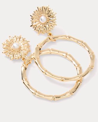 Lilly Pulitzer Womens Canopy Colony Earrings In Gold