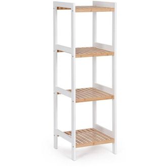 Decorspace Scaffale Brooklyn struttura in bambù e ripiani in MDF per interno