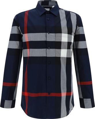 Blue Burberry Long Sleeve Shirts: Shop up to −80% | Stylight