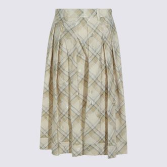 Vivienne Westwood Womens Skirts Ecru _co Vi Ea