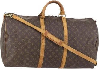 Louis Vuitton Pre-owned Weekend Bags, female, Brown, Size: ONE SIZE Pre-owned Weekend Bag