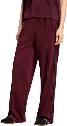 adidas Originals Loose Full Length Track Pants in Maroon/black at Nordstrom, Size X-Large