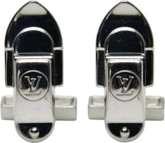 Louis Vuitton Pre-owned Accessories, male, Gray, Size: ONE SIZE Pre-owned Vintage Cufflinks