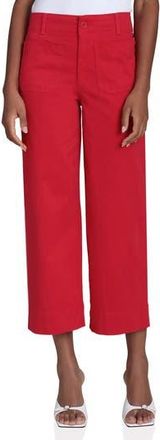 Bagatelle Cropped Cotton Twill Pants in Strawberry at Nordstrom Rack, Size 12