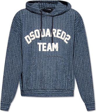 Dsquared2 Sweatshirts & Hoodies - Heren - Hoodies - Blauw - S - Hoodies & sweatvesten