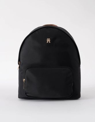 Tommy Hilfiger Womens Tommy Hilfiger Popette Dome Womens Backpack - Black - Size: ONE size