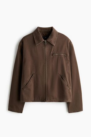 H&M Canvasjacke im Workwear-Look - Brown