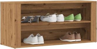 vidaXL Scarpiera Rovere Artigianale 100x35x45 cm in Truciolato - Vidaxl