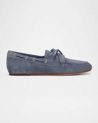 Vince Marin Suede Boat Loafers