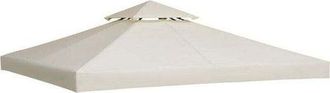 OEM Funda De Repuesto Para Toldo De Cenador De Doble Techo, Tejido De Poli&eacute;ster Impermeable 300d, Apto Para Estructuras De Invernaderos De Verano Y Patios