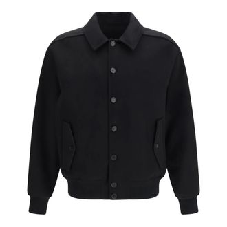Ferragamo Chaqueta de Lana y Cachemira - Jackets - Hombre - Negro - L