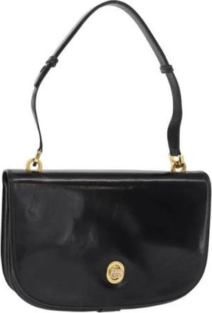 Gucci Pre-owned Shoulder Bags, female, Black, Size: ONE SIZE Pre-owned Leather Shoulder Bag