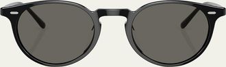 Oliver Peoples Round Acetate Sunglasses