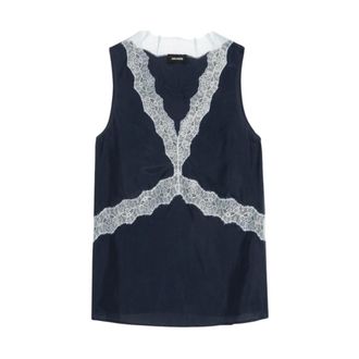 Zadig&Voltaire Top Lencero Tasao - Dames - Tops zonder mouwen - Blauw - M - Tops