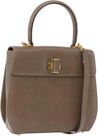 Ferragamo Pre-owned Hand Bag - Dames - Vintage Handtas - Bruin - ONE Size - Leer - Vintage