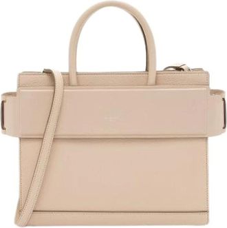 Givenchy Pre-owned Handbags, female, Beige, Size: ONE SIZE Pre-owned Leather Shoulder Bag