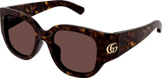 Gucci Brown Square Ladies Sunglasses GG1599SA 002 52