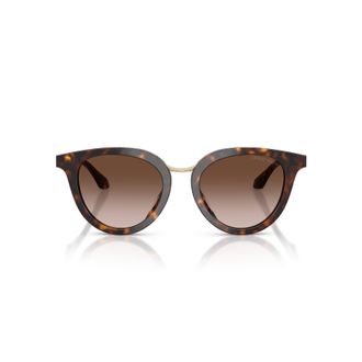 Giorgio Armani 0ar8252u Rounded Cat-Eye Sunglasses with Tortoiseshell Acetate Frame