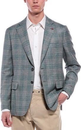 Isaia Base Capri Wool, Silk, & Linen-Blend Jacket