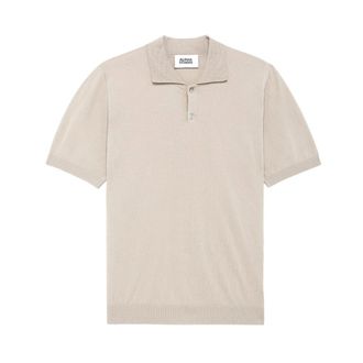 Alpha Studio Polo Shirts, male, Brown, Size: 2XL Polo in cotone tecnico