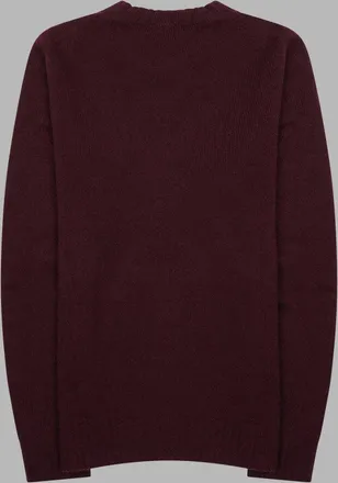 Alysi Merino Wool and Cashmere Sweater - Bordeaux