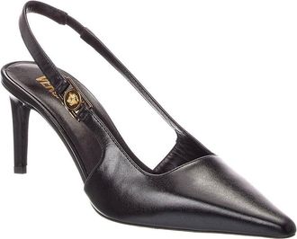Versace Leather Slingback Pump