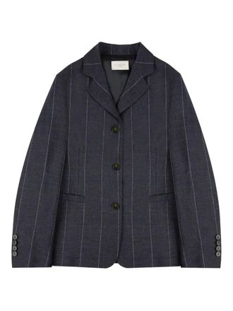 Montedoro Red pinstriped single-breasted blazer - Blue