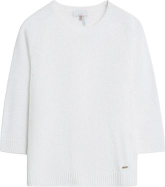 Cinque Tijdloze gebreide trui voor veelzijdige outfits - Heren - Ronde hals truien - Wit - XS - Polyester - Truien & Vesten